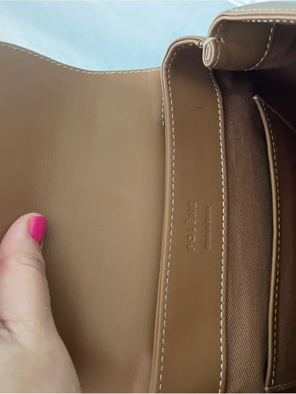 Polène Authentic Numero Uno Nano in Camel. - Picture 5 of 7